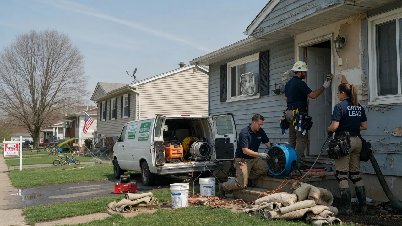 Flood Cleanup in Sims, IL near me