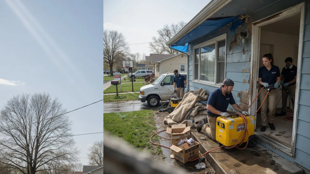 Basement Flood Cleanup in Sims, IL near me